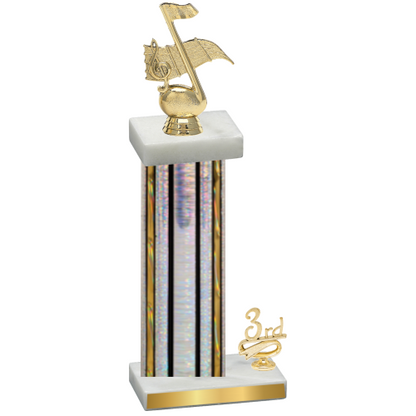 Accented Single Silver Glacier Third Place Music Trophy