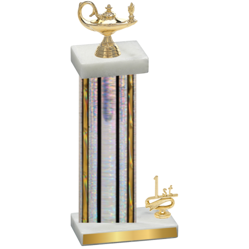 Accented Single Silver Glacier First Place Academics Trophy