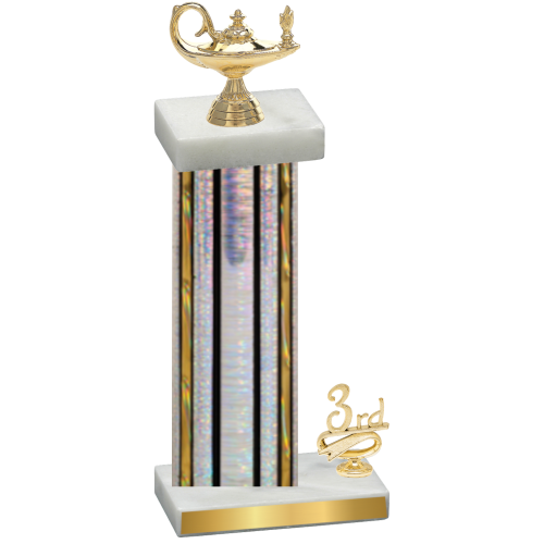 Accented Single Silver Glacier Third Place Academics Trophy