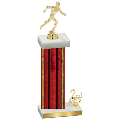 Accented Single Red Glacier Second Place Running Trophy