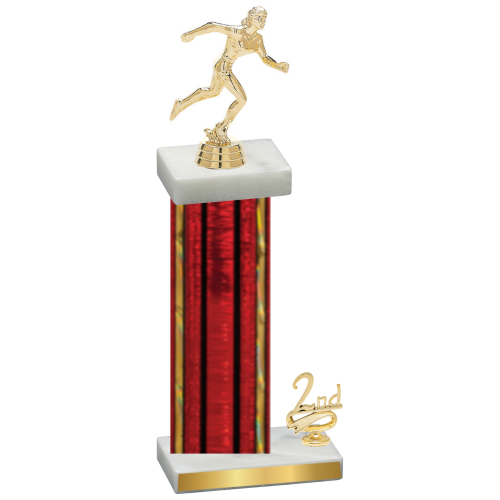 Accented Single Red Glacier Second Place Running Trophy