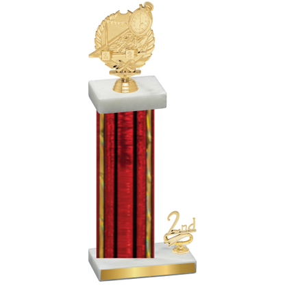 Accented Single Red Glacier Second Place Swimming Trophy