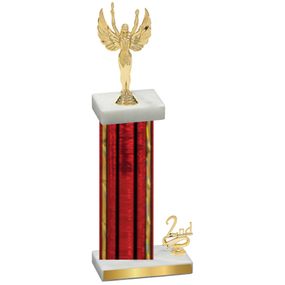 Accented Single Red Glacier Second Place Victory Trophy