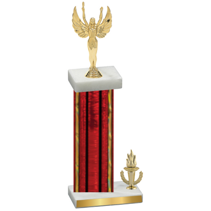 Accented Single Red Glacier Victory Victory Trophy