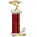 Accented Single Red Glacier Year Cars Trophy