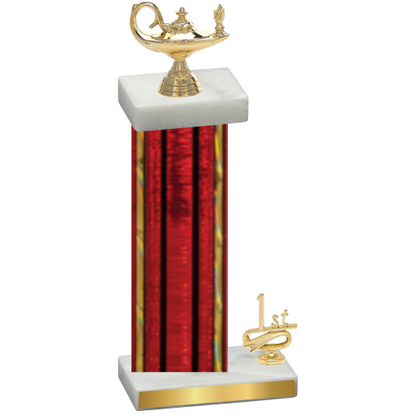 Accented Single Red Glacier First Place Academics Trophy