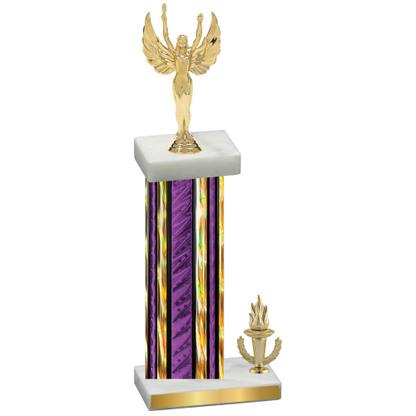 Accented Single Purple Glacier Victory Victory Trophy