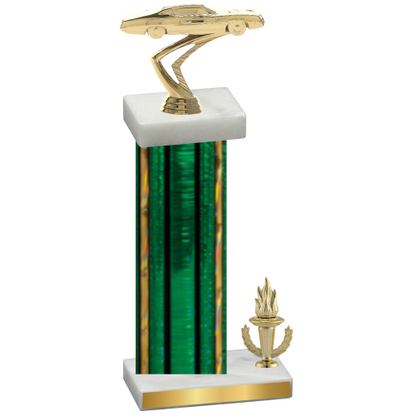 Accented Single Green Glacier Victory Cars Trophy