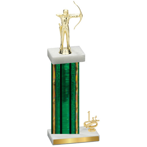 Accented Single Green Glacier First Place Archery Trophy