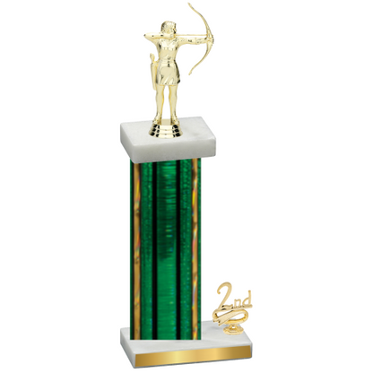 Accented Single Green Glacier Second Place Archery Trophy