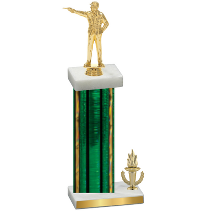 Accented Single Green Glacier Victory Shooter Trophy