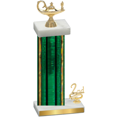 Accented Single Green Glacier Second Place Academics Trophy