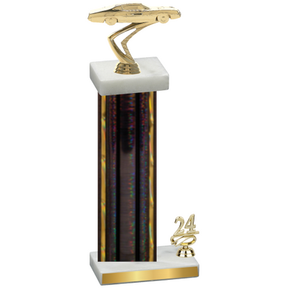 Accented Single Black Glacier Year Cars Trophy