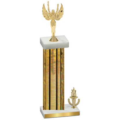 Accented Single Gold Glacier Victory Victory Trophy