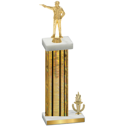 Accented Single Gold Glacier Victory Shooter Trophy