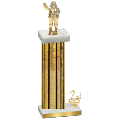 Accented Single Gold Glacier Second Place Holiday Trophy