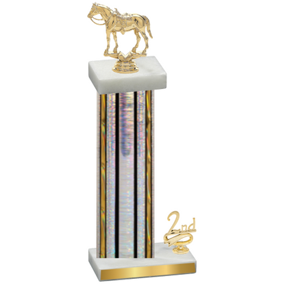 Accented Single Silver Glacier Second Place Horses Trophy