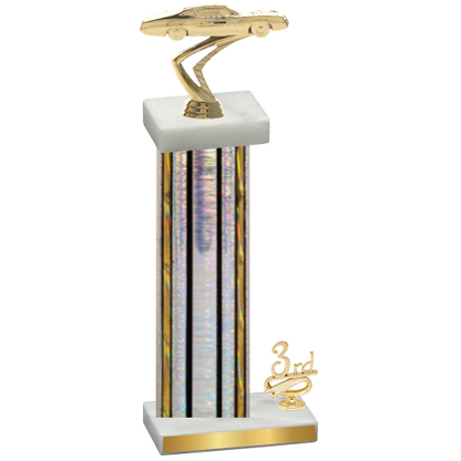 Accented Single Silver Glacier Third Place Cars Trophy