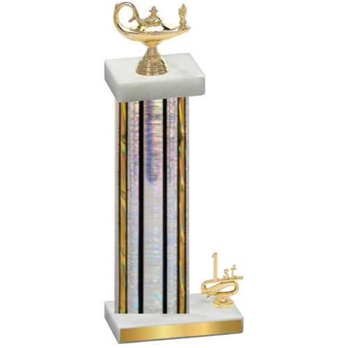 Accented Single Silver Glacier First Place Academics Trophy