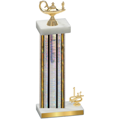 Accented Single Silver Glacier First Place Academics Trophy