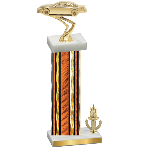 Accented Single Orange Glacier Victory Cars Trophy