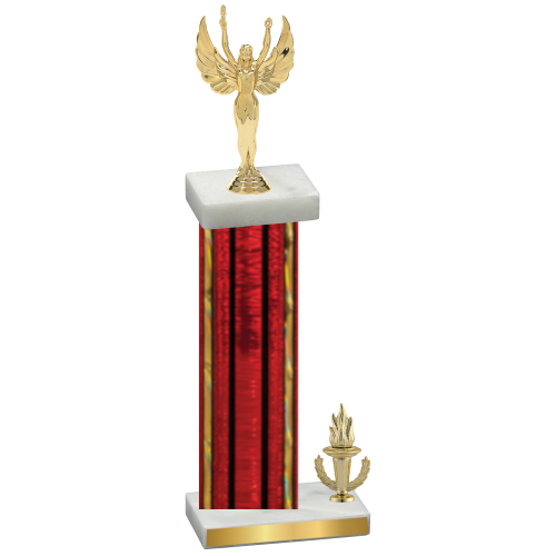 Accented Single Red Glacier Victory Victory Trophy