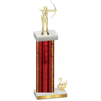 Accented Single Red Glacier Second Place Archery Trophy