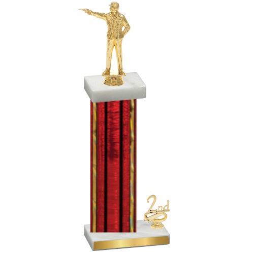 Accented Single Red Glacier Second Place Shooter Trophy