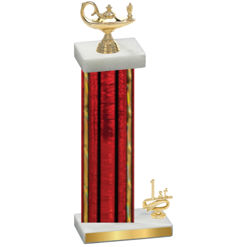 Accented Single Red Glacier First Place Academics Trophy