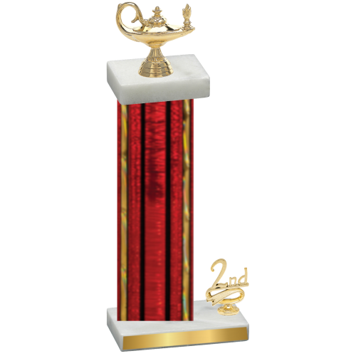 Accented Single Red Glacier Second Place Academics Trophy