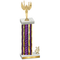 Accented Single Purple Glacier Year Victory Trophy