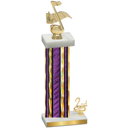 Accented Single Purple Glacier Second Place Music Trophy