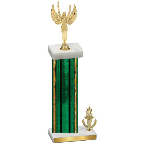 Accented Single Green Glacier Victory Victory Trophy