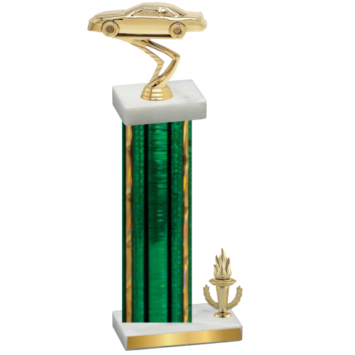 Accented Single Green Glacier Victory Cars Trophy