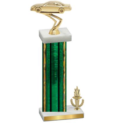 Accented Single Green Glacier Victory Cars Trophy