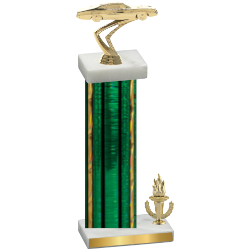 Accented Single Green Glacier Victory Cars Trophy