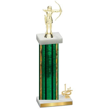 Accented Single Green Glacier First Place Archery Trophy