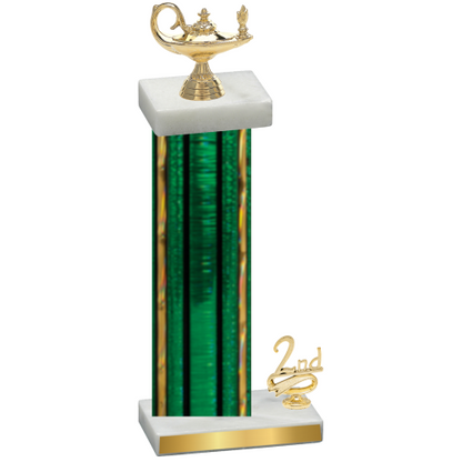 Accented Single Green Glacier Second Place Academics Trophy