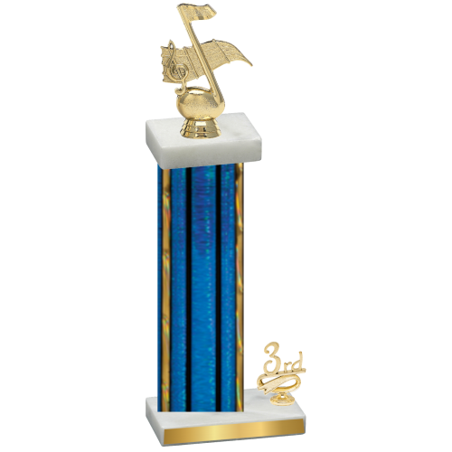 Accented Single Blue Glacier Third Place Music Trophy