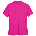 Bright Magenta back - CORE365 Women's Origin Performance Piqué Polo