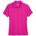 Bright Magenta front - CORE365 Women's Origin Performance Piqué Polo