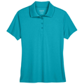 Clear Teal front - CORE365 Women's Origin Performance Piqué Polo