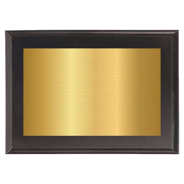 Black Full Plate Plaque