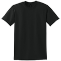 Black front - Gildan DryBlend 50 Cotton/50 Poly T-Shirt