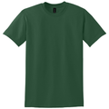 Dark Green front - Gildan DryBlend 50 Cotton/50 Poly T-Shirt