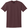 Dark Maroon front - Gildan DryBlend 50 Cotton/50 Poly T-Shirt