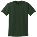 Forest Green front - Gildan DryBlend 50 Cotton/50 Poly T-Shirt