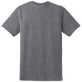 Graphite Heather back - Gildan DryBlend 50 Cotton/50 Poly T-Shirt