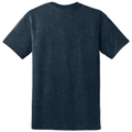 Heather Dark Navy back - Gildan DryBlend 50 Cotton/50 Poly T-Shirt