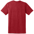 Heather Scarlet Red back - Gildan DryBlend 50 Cotton/50 Poly T-Shirt